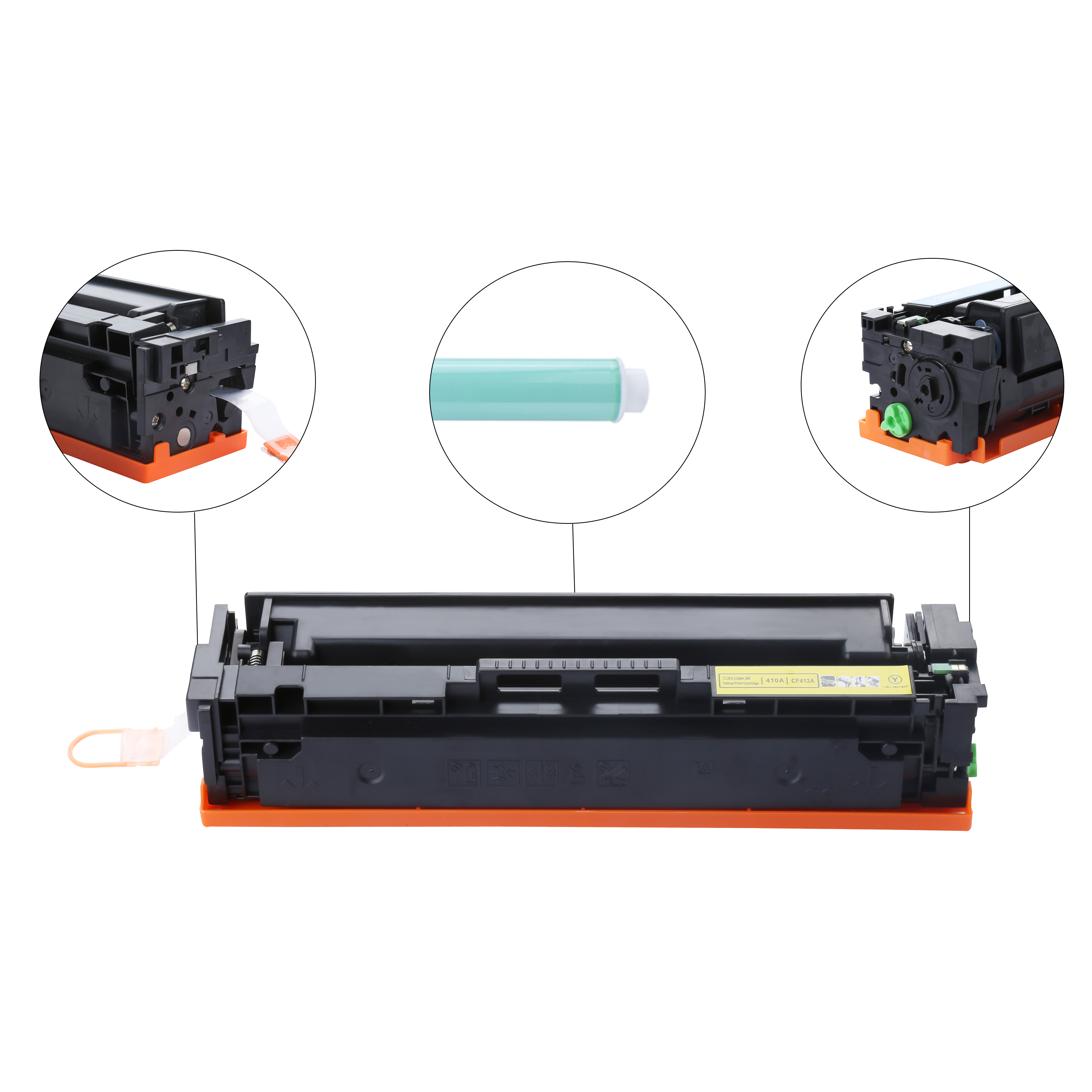 BABSON Compatible HP 410A CF410A High Yield Toner Cartridge use for HP Color LaserJet Pro MFP M477fdn, M477fdw, M477fnw, M452dn, M452nw, M452dw, M377dw Printers, 1 Pack(Black)